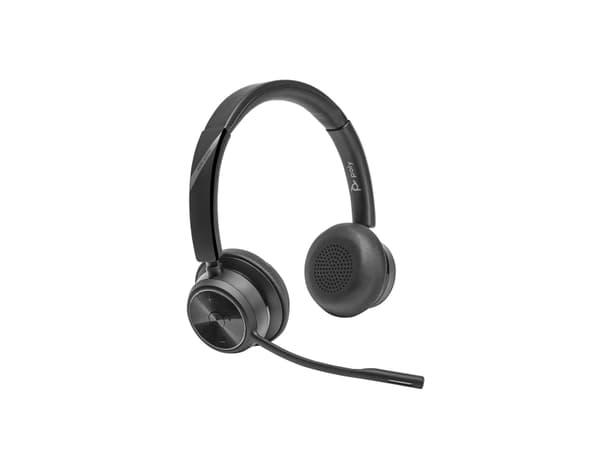 Poly Savi 7420 OFFICE - Savi 7400 series - headset - på örat - DECT / Bluetooth - trådlös - svart