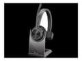 Miniatyrbild 3 av 5: Poly Voyager 4310-M - Voyager 4300 UC series - headset - på örat - Bluetooth - trådlös, kabelansluten - USB-C - svart - Certifierad för Microsoft-tea