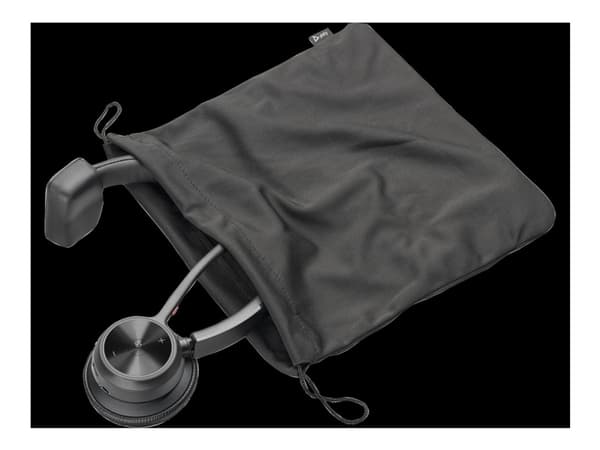 Poly Voyager 4310-M - Voyager 4300 UC series - headset - på örat - Bluetooth - trådlös, kabelansluten - USB-C - svart - Certifierad för Microsoft-tea