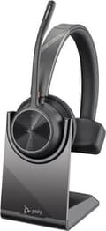 Miniatyrbild 1 av 5: Poly Voyager 4310-M - Voyager 4300 UC series - headset - på örat - Bluetooth - trådlös, kabelansluten - USB-C - svart - Certifierad för Microsoft-tea