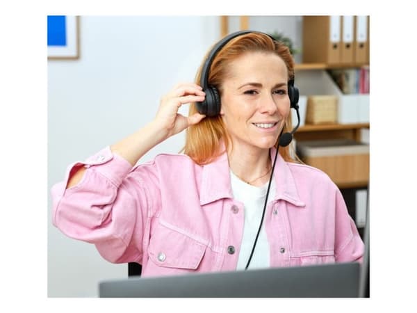 Trust HS-201 - Headset - på örat - kabelansluten - USB-A - svart