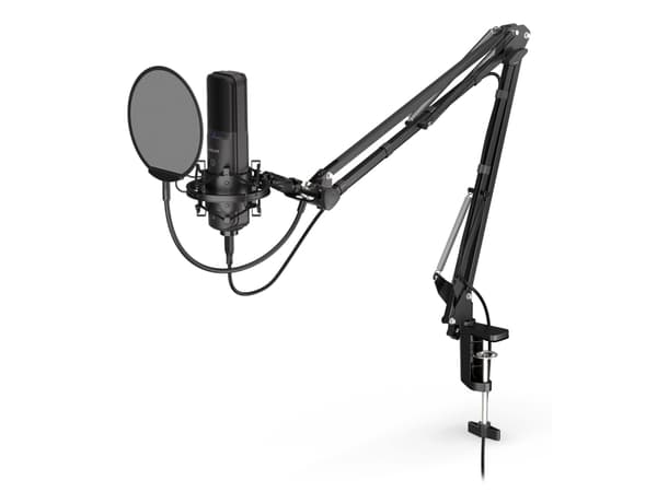 KRUX Esper 1000, Bordmikrofon, 20 - 20000 Hz, 16 bit, 48 kHz, Kardioide, Koblet med ledninger (ikke trådløs)