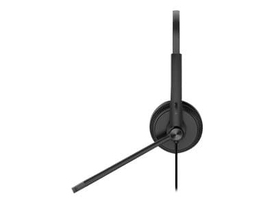 Yealink UH34 Mono - Headset - på örat - kabelansluten - USB - svart - Certifierad för Microsoft-teams