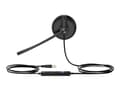 Miniatyrbild 4 av 5: Yealink UH34 Mono - Headset - på örat - kabelansluten - USB - svart - Certifierad för Microsoft-teams