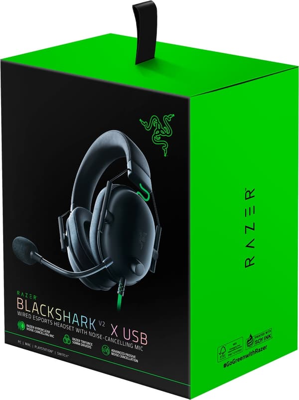 Razer Blackshark V2 X USB -pelikuulokkeet