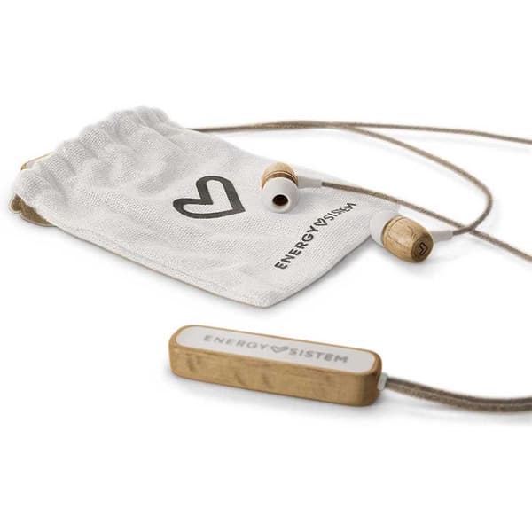 Energy Sistem Bluetooth-hovedtelefoner Beech Wood Gylden