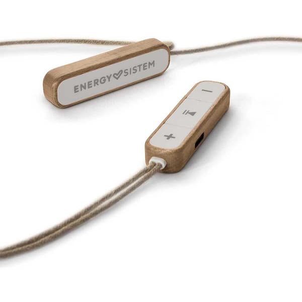 Energy Sistem Bluetooth-hovedtelefoner Beech Wood Gylden
