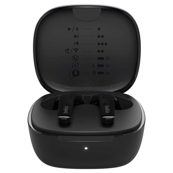 Belkin Trådlösa Hörlurar Soundform Motion Svart