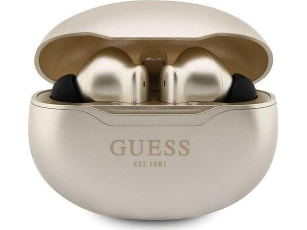 Guess Bluetooth-kuulokkeet GUTWST50ED TWS + telakointiasema kultainen/kultainen Klassinen EST