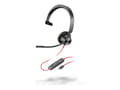 Miniatyrbild 2 av 3: Poly Blackwire 3310 - Blackwire 3300 series - headset - på örat - kabelansluten - USB-C - svart - UC-certifierad