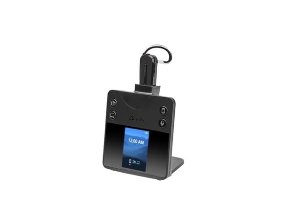 Poly Savi 8445 OFFICE - Savi 8400 series - headset - konvertibel - DECT / Bluetooth - trådlös - svart