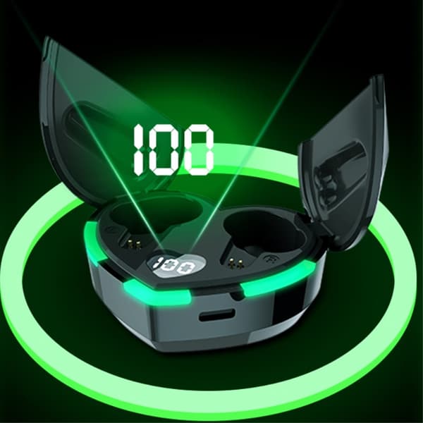 Bluetooth In-Ear hovedtelefoner + hjerteopladningsetui - Blå