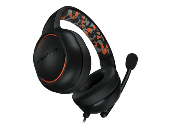 COUGAR Gaming Dive, Wired, Gaming, 20 - 20000 Hz, 300 g, Headset, Black