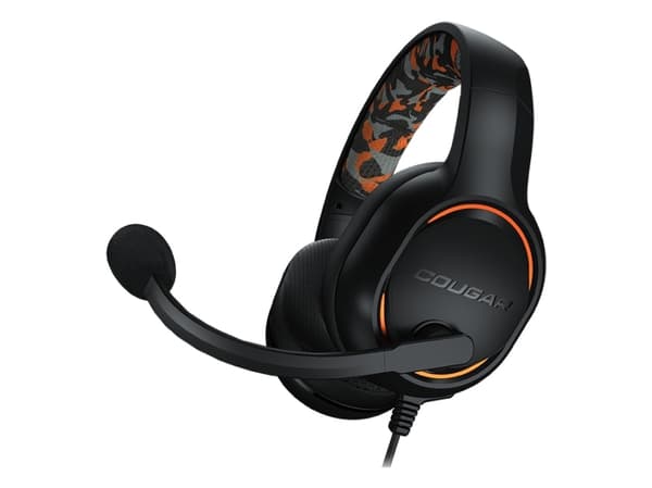 COUGAR Gaming Dive, Wired, Gaming, 20 - 20000 Hz, 300 g, Headset, Black