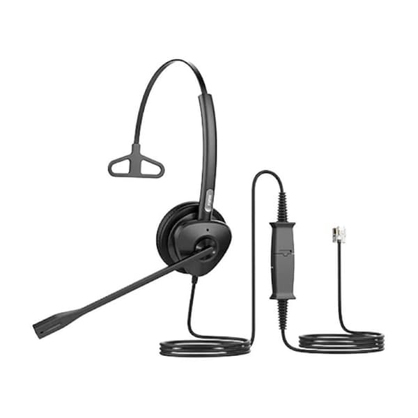 Fanvil Kuulokkeet Mikrofonilla Ht301 Mono Qd-rj9 Hopeinen