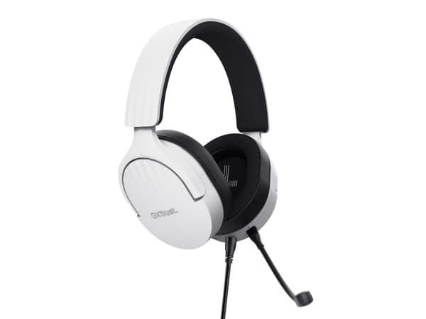 Trust GXT 489W FAYZO - Hodesett - full størrelse - kablet - 3,5 mm jakk - hvit