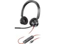 Miniatyrbild 4 av 5: Poly Blackwire 3320-M - Blackwire 3300 series - headset - på örat - kabelansluten - USB-C - svart - Certifierad för Microsoft-teams