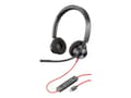 Miniatyrbild 1 av 5: Poly Blackwire 3320-M - Blackwire 3300 series - headset - på örat - kabelansluten - USB-C - svart - Certifierad för Microsoft-teams
