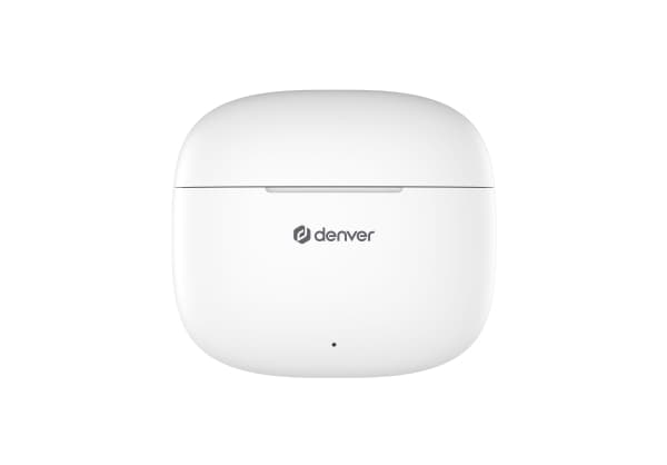 DENVER TWE-48W - True wireless-hörlurar med mikrofon - inuti örat - Bluetooth - vit