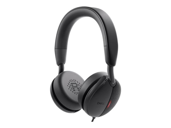 Dell Pro Wired ANC Headset WH5024 - Headset - på örat - kabelansluten - aktiv brusradering - USB-C - Certifierad för Microsoft-teams, Zoomcertifierad