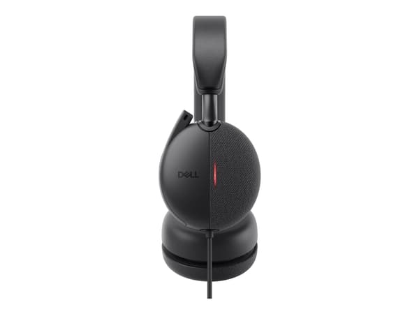 Dell Pro Wired ANC Headset WH5024 - Headset - på örat - kabelansluten - aktiv brusradering - USB-C - Certifierad för Microsoft-teams, Zoomcertifierad