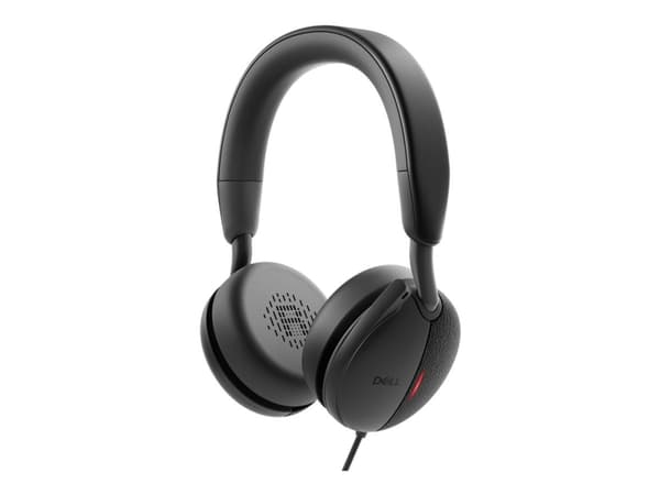 Dell Pro Wired ANC Headset WH5024 - Headset - på örat - kabelansluten - aktiv brusradering - USB-C - Certifierad för Microsoft-teams, Zoomcertifierad