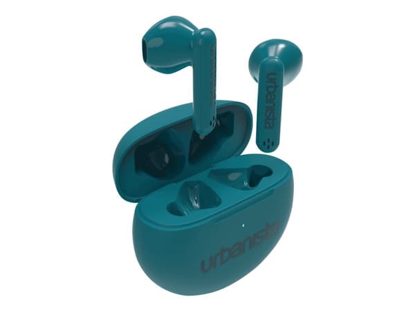 Urbanista Austin - True wireless-hodetelefoner med mikrofon - i øret - Bluetooth - innsjøgrønn