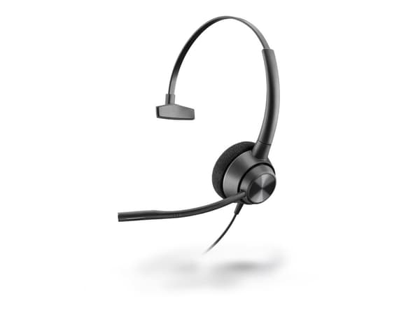 Poly EncorePro 320 - EncorePro 300 -sarja - kuulokkeet - korvalla - langallinen - Pikakatkaisu - musta - TAA-yhteensopiva - Skype for Business -serti