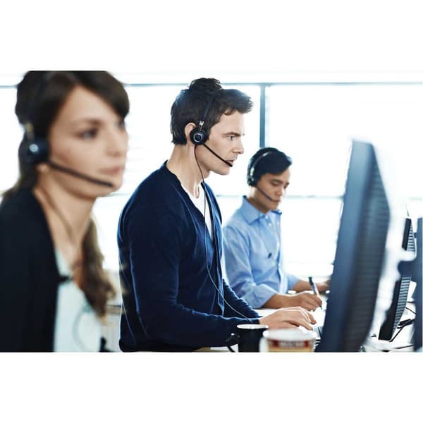 Jabra Hörlurar Biz 2400 Ii Mono 3 In 1 Wb Svart