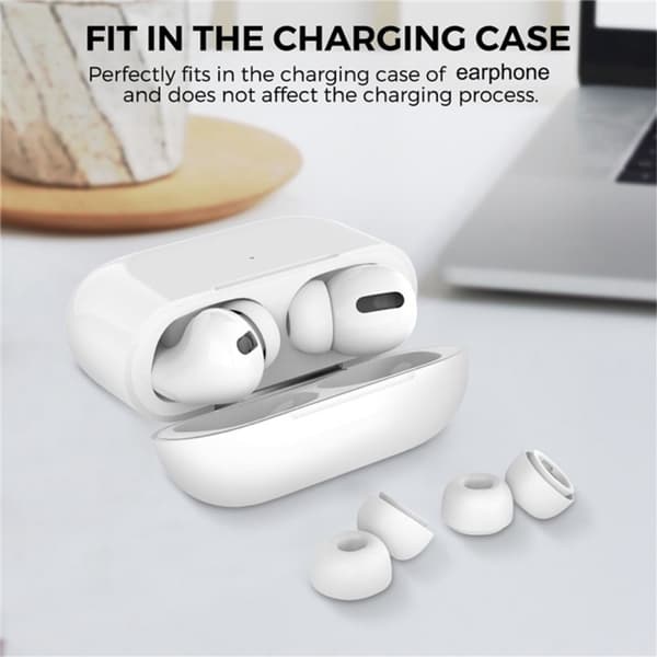 2 paria kuulokekärkiä Apple AirPods Pro 2:lle, koko: S+L