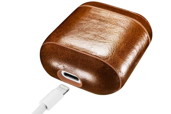 Læderetui til Apple Airpods med spænde