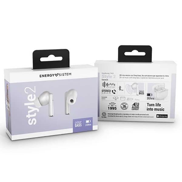 Energy Sistem Stil 2 True Wireless True Wireless Hörlurar Vit