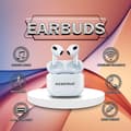 Miniatyrbild 1 av 6: REBENUO RCP90 TWS trådlös Bluetooth hörlurar med Lightning kabel - Case ingår - Högkvalitet - Wireless charging - 5.0BT