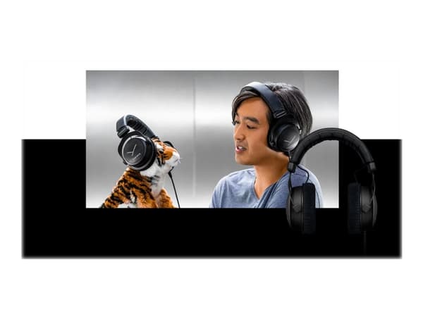beyerdynamic TYGR 300 R - Gaming - hörlurar - fullstorlek - kabelansluten - 3,5 mm kontakt