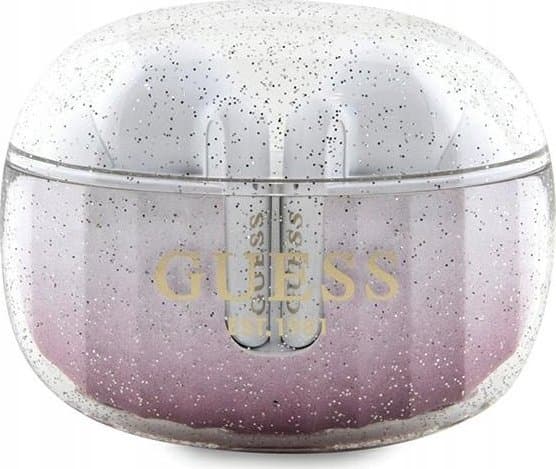 Guess Bluetooth-kuulokkeet GUTWSHDGKEEP TWS GLITTER GRADIENT vaaleanpunainen