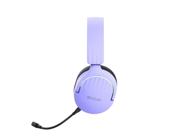 Trust GXT 491P FAYZO - Headset - 7.1-kanals - fullstorlek - Bluetooth/radiofrekvens 2,4 GHz - kabelansluten, trådlös - 3,5 mm kontakt, USB-A via Blue