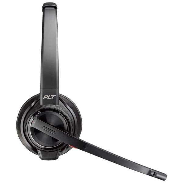 Kuulokkeet mikrofonilla Poly SAVI W8220/A Musta