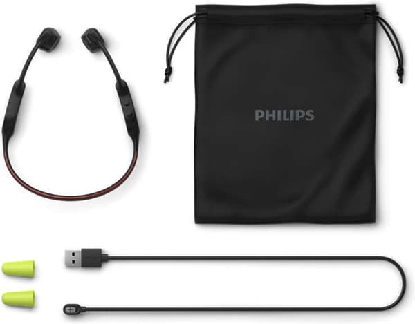 Philips A7607 -luujohdekuulokkeet, musta