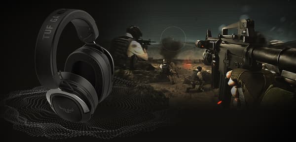 Asus TUF Gaming H3 - spelhörlurar, färg svart