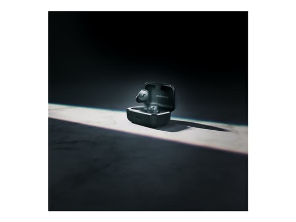 Sennheiser MOMENTUM True Wireless 4 - Langattomat kuulokkeet mikrofonilla - in-ear - Bluetooth - aktiivinen melua vaimentava - musta grafiitti