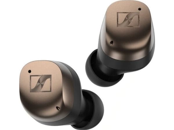Sennheiser MOMENTUM True Wireless 4 - True wireless-hodetelefoner med mikrofon - i øret - Bluetooth - aktiv støydemping - svart kobber