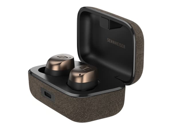 Sennheiser MOMENTUM True Wireless 4 - Langattomat kuulokkeet mikrofonilla - in-ear - Bluetooth - aktiivinen melunvaimennus - musta kupari Sennheiser MOMENTUM True Wireless 4 - Langattomat kuulokkeet mikrofonilla - in-ear - Bluetooth - aktiivinen melunvaimennus - musta kupari