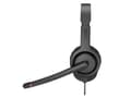 Miniatyrbilde 4 av 5: Axtel VOICE UC28-35 stereo USB-A, Koblet med ledninger (ikke trådløs), Kontor/kundesenter, Hodesett, Sort