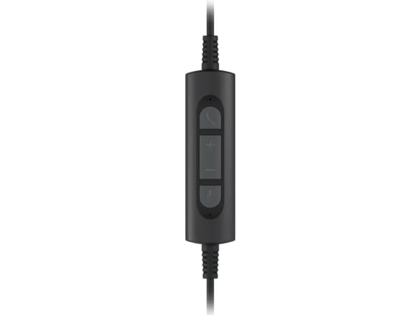 Axtel AXH-ONEUCD, Kabel, 20 - 20000 hz, Kontor/callcenter, 137 g, Headset, Svart