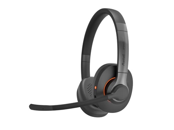 Axtel Pro BT duo, Trådløs, Kontor/kundesenter, Hodesett, Sort, Oransje
