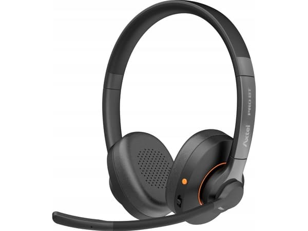 Axtel Pro BT duo, Trådløs, Kontor/kundesenter, Hodesett, Sort, Oransje