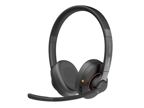 Axtel Pro BT duo, Trådløs, Kontor/kundesenter, Hodesett, Sort, Oransje
