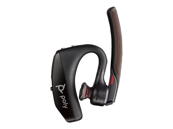 Poly Voyager 5200 Office - Voyager 5200 series - headset - inuti örat - Bluetooth - trådlös - svart - Certifierad för Skype for Buisness, Certifierad