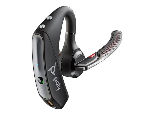 Poly Voyager 5200 Office - Voyager 5200 series - headset - inuti örat - Bluetooth - trådlös - svart - Certifierad för Skype for Buisness, Certifierad