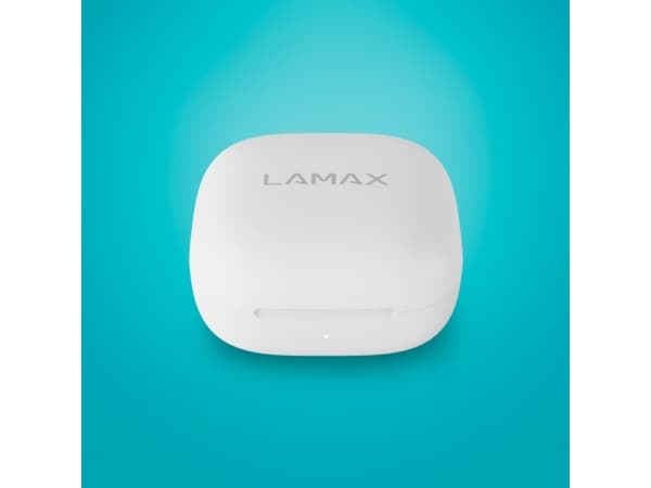 Lamax Clips1 Plus, Trådløs, Samtaler/musikk, 20 - 20000 Hz, Hodesett, Hvit